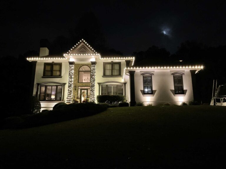Christmas lighting project image from the Chattahoochee media library