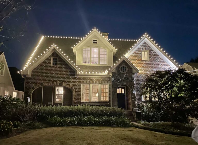Christmas lighting project image from the Chattahoochee media library