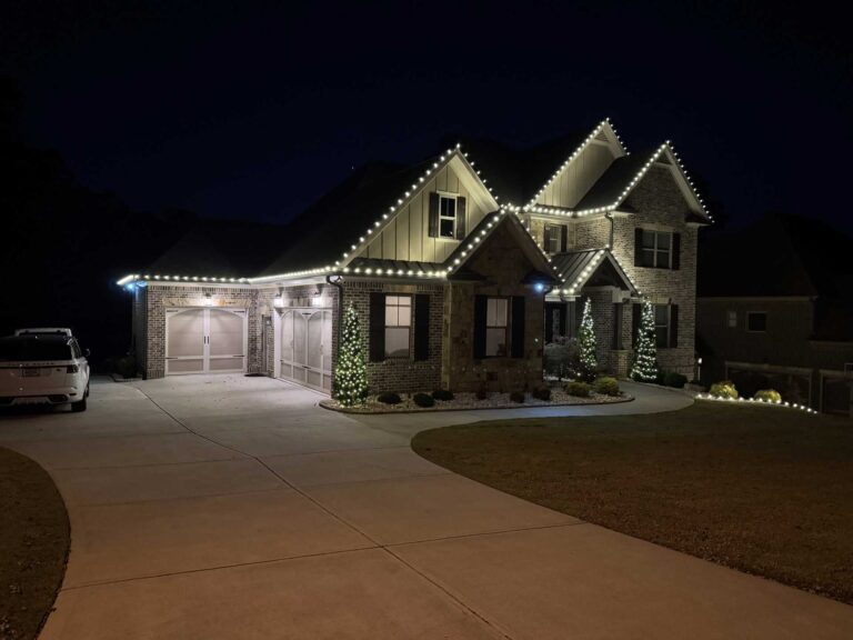 Christmas lighting project image from the Chattahoochee media library