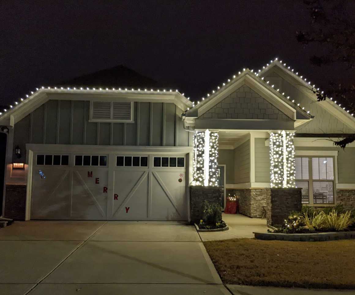 residential christmas light installation