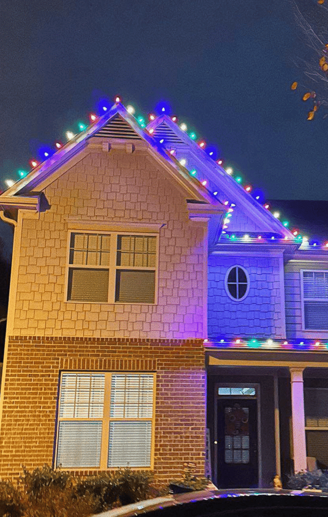 custom Christmas light installation Marietta GA